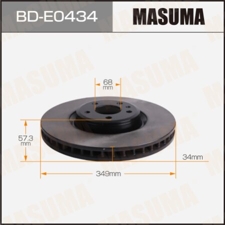 Brake disk Masuma, BD-E0434