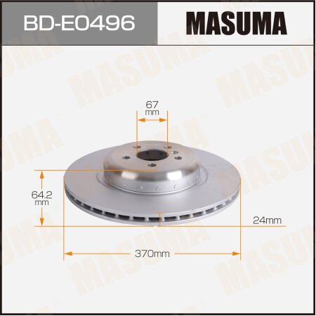 Brake disk Masuma, BD-E0496