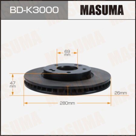 Brake disk Masuma, BD-K3000