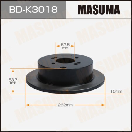 Brake disk Masuma, BD-K3018