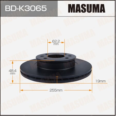 Brake disk Masuma, BD-K3065