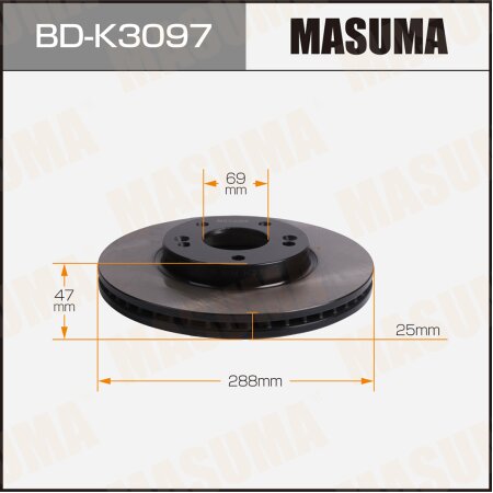 Brake disk Masuma, BD-K3097