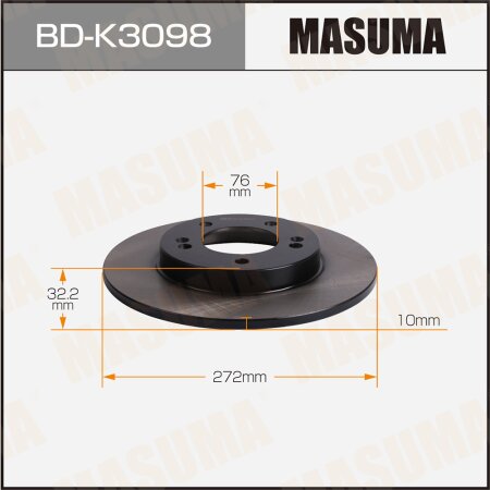 Brake disk Masuma, BD-K3098