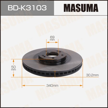 Brake disk Masuma, BD-K3103