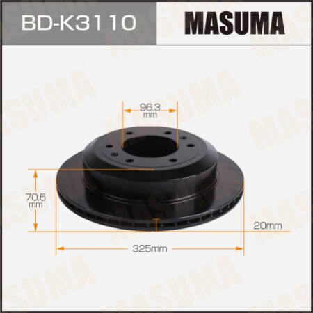Brake disk Masuma, BD-K3110