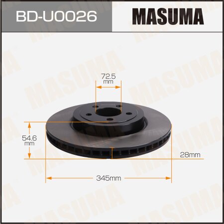 Brake disk Masuma, BD-U0026