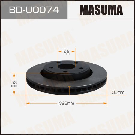 Brake disk Masuma, BD-U0074