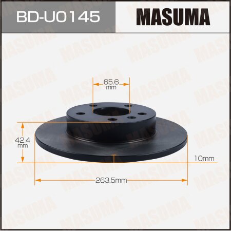 Brake disk Masuma, BD-U0145