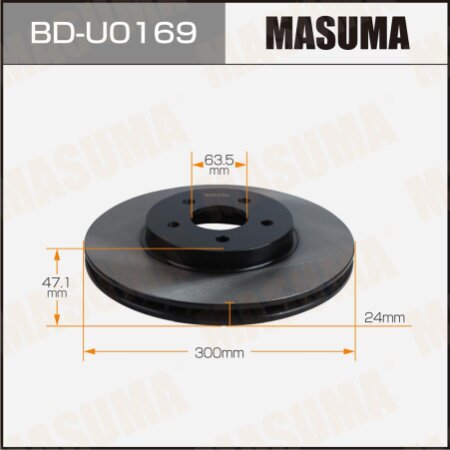 Brake disk Masuma, BD-U0169