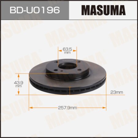 Brake disk Masuma, BD-U0196