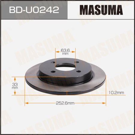 Brake disk Masuma, BD-U0242
