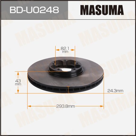 Brake disk Masuma, BD-U0248