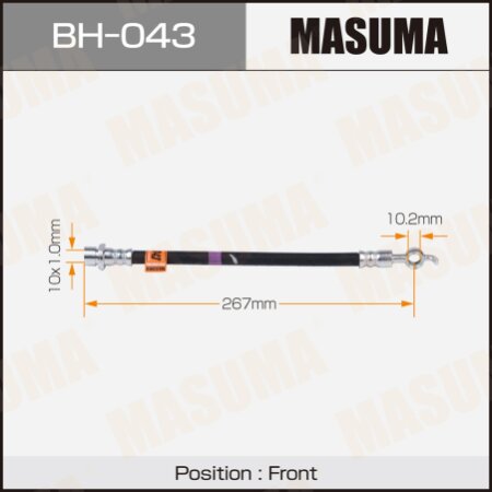 Brake hose Masuma, BH-043