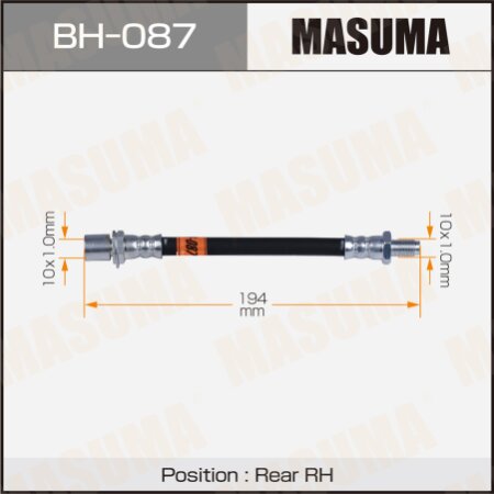 Brake hose Masuma, BH-087