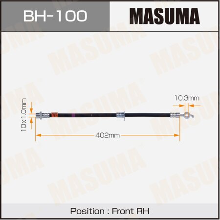 Brake hose Masuma, BH-100