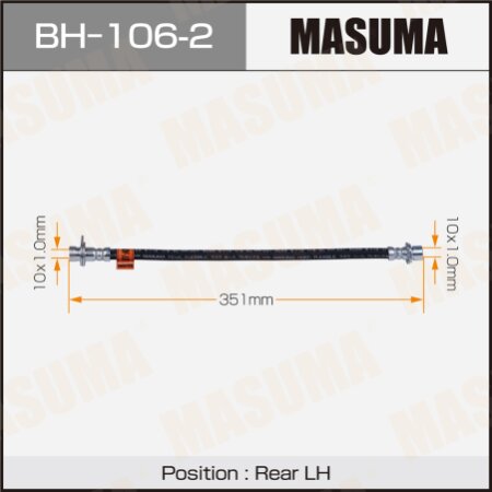 Brake hose Masuma, BH-106-2