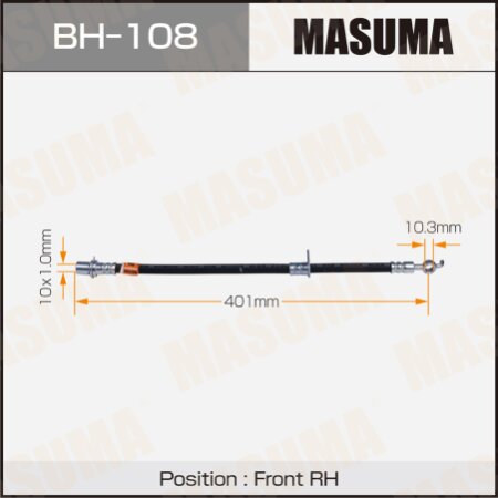 Brake hose Masuma, BH-108