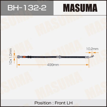 Brake hose Masuma, BH-132-2