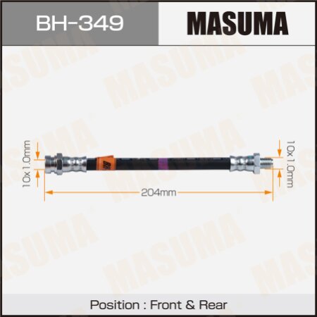 Brake hose Masuma, BH-349