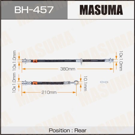 Brake hose Masuma, BH-457