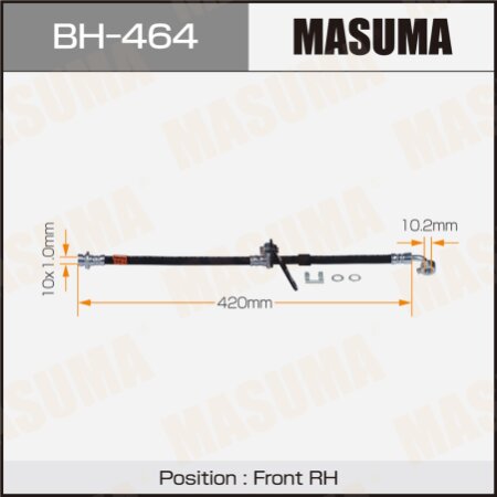 Brake hose Masuma, BH-464