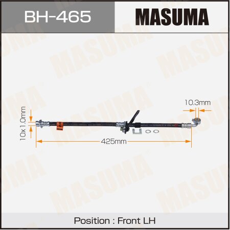 Brake hose Masuma, BH-465