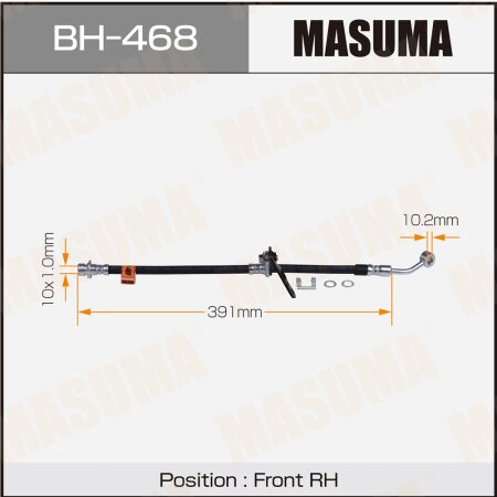 Brake hose Masuma, BH-468