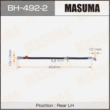 Brake hose Masuma, BH-492-2
