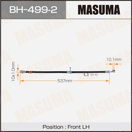Brake hose Masuma, BH-499-2