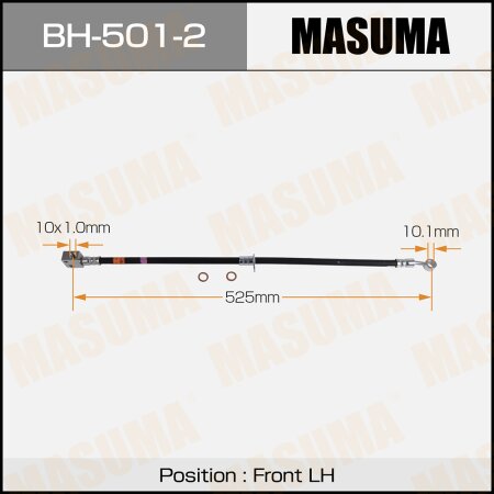 Brake hose Masuma, BH-501-2