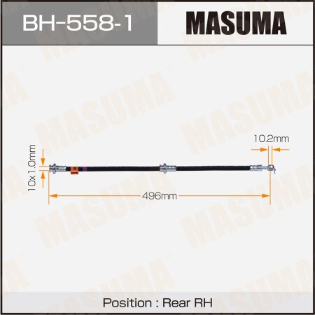 Brake hose Masuma, BH-558-1
