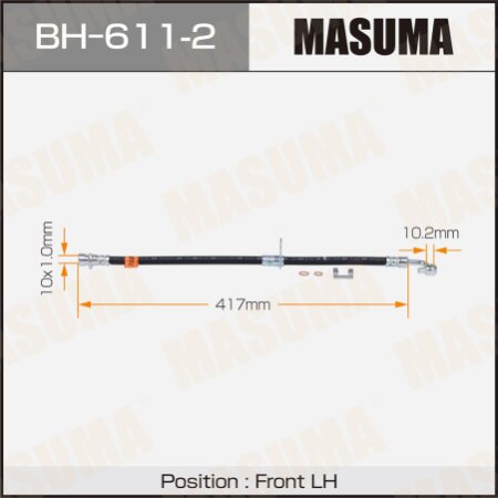 Brake hose Masuma, BH-611-2