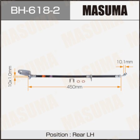 Brake hose Masuma, BH-618-2