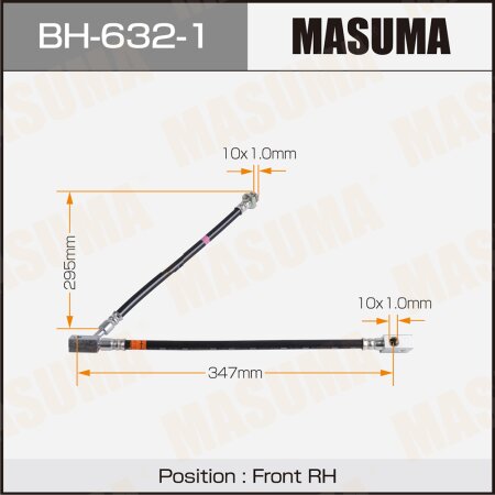 Brake hose Masuma, BH-632-1
