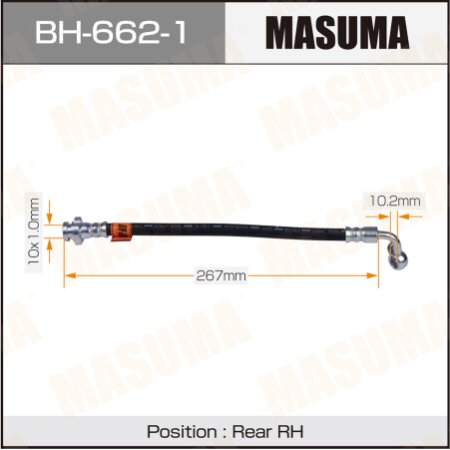 Brake hose Masuma, BH-662-1