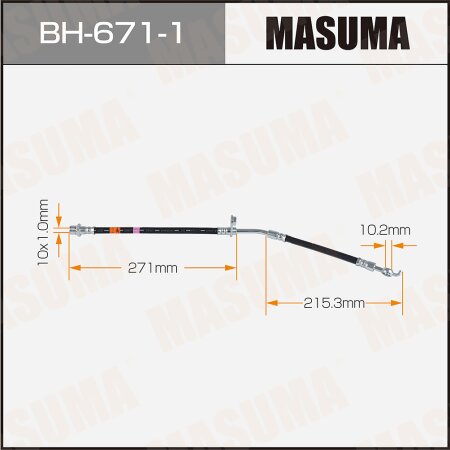 Brake hose Masuma, BH-671-1