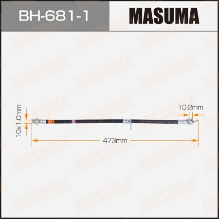 Brake hose Masuma, BH-681-1