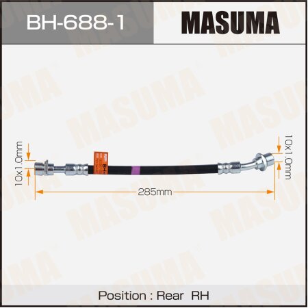 Brake hose Masuma, BH-688-1