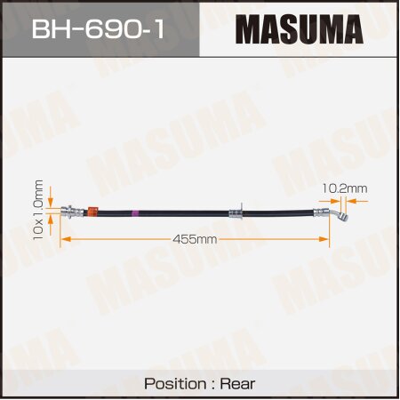 Brake hose Masuma, BH-690-1