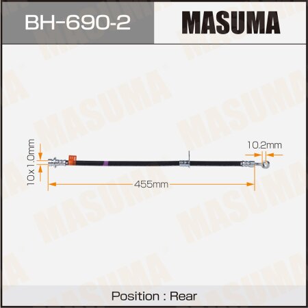 Brake hose Masuma, BH-690-2