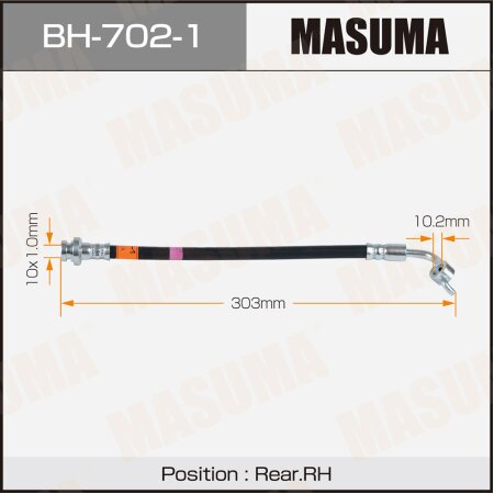 Brake hose Masuma, BH-702-1