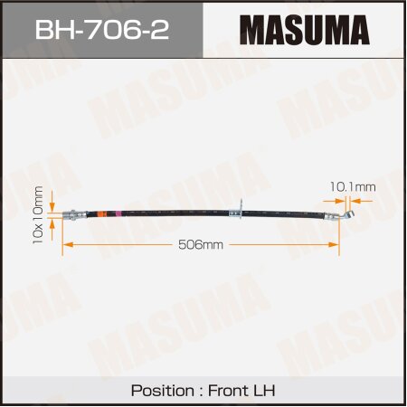 Brake hose Masuma, BH-706-2