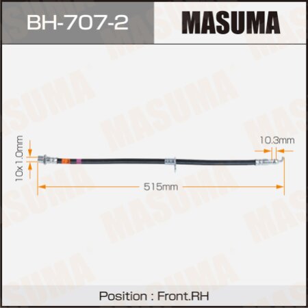 Brake hose Masuma, BH-707-2