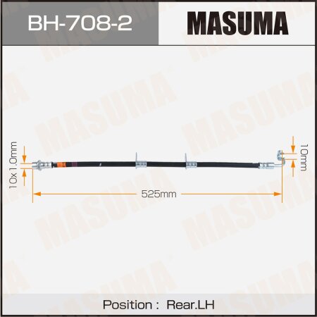 Brake hose Masuma, BH-708-2