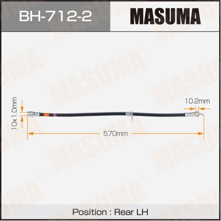 Brake hose Masuma, BH-712-2
