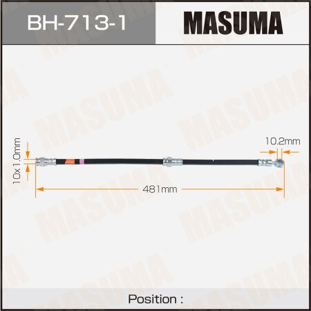 Brake hose Masuma, BH-713-1
