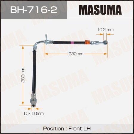 Brake hose Masuma, BH-716-2