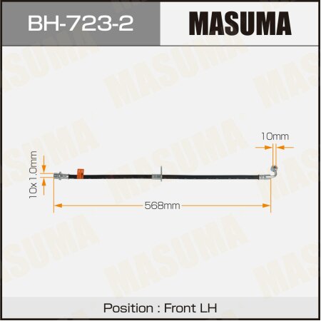 Brake hose Masuma, BH-723-2