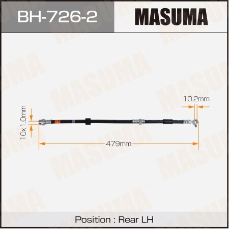 Brake hose Masuma, BH-726-2