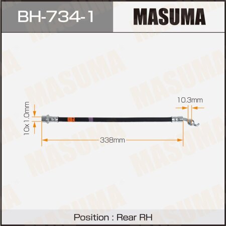 Brake hose Masuma, BH-734-1
